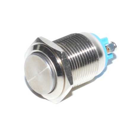Intrerupator Push Metalic 16mm / 220V