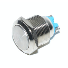 Intrerupator Push Metalic 19mm