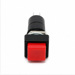 Buton cu Retinere Patrat 12x37mm 3A 250V AC