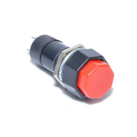 Push Buton Octagonal cu Retinere 12x37mm