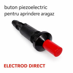 Aprinzator aragaz piezoelectric, buton aprindere aragaz pe gaz cu electrod direct