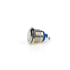 Intrerupator Push Metalic 19mm cu Revenire