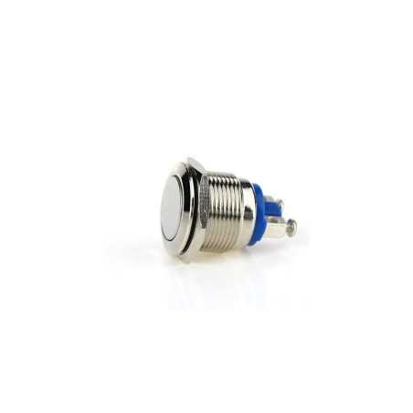 Intrerupator Push Metalic 19mm cu Revenire