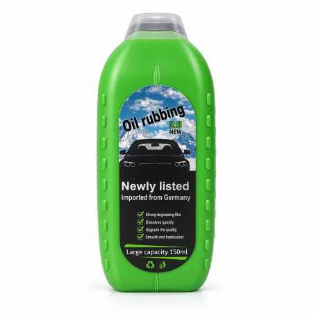 Perie Auto pentru Curatarea Parbrizului si Oglinzilor, Indepartarea Peliculei de Grasime, 150 ml, 10 x 8 x 5 cm, Verde