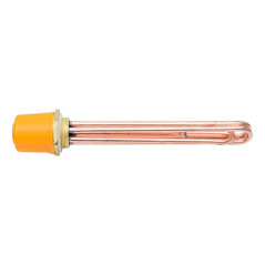 Rezistenta Boiler din Cupru 7500W cu Teaca pentru Termostat, 220V, Lungime 270mm