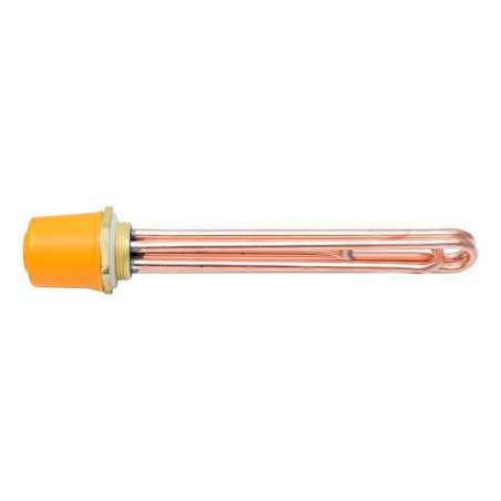 Rezistenta Boiler din Cupru 7500W cu Teaca pentru Termostat, 220V, Lungime 270mm