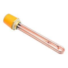 Rezistenta Boiler din Cupru 7500W cu Teaca pentru Termostat, 220V, Lungime 270mm