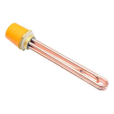 Rezistenta Boiler din Cupru 7500W cu Teaca pentru Termostat, 220V, Lungime 270mm