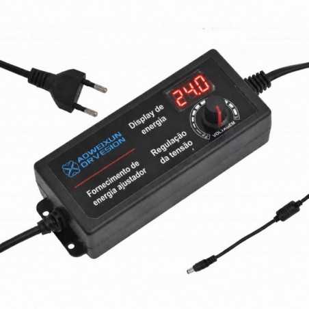 Alimentator Reglabil 3-24V DC 5A cu Afisaj Digital, Mufa 5,5x2,1mm