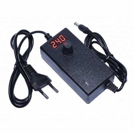 Alimentator Reglabil 3-24V DC 1A cu Afisaj Digital, Mufa 2,1mm