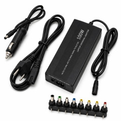 Incarcator Universal Laptop 100W AC/DC pentru Casa si Masina cu 8 Mufe