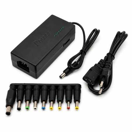 Alimentator Universal Laptop 120W cu 10 Mufe și Tensiune Reglabilă