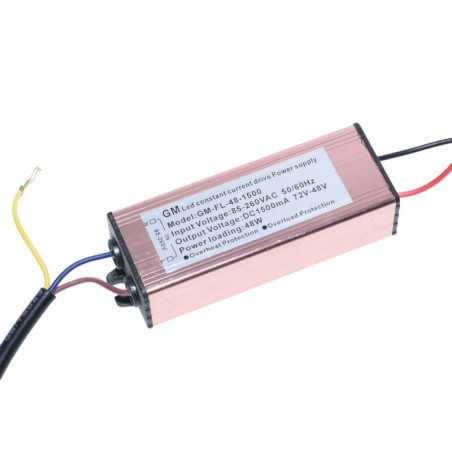 Driver LED 48W, 48-72V, Curent Constant 1500mA, pentru Proiector