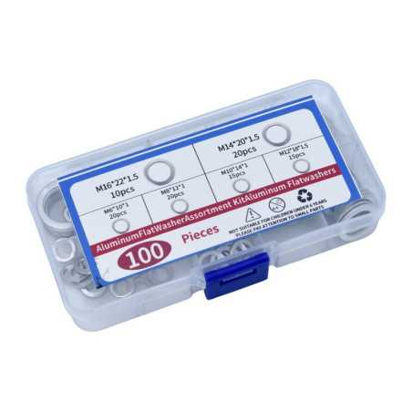Saibe din Aluminiu, Set 100 Buc, M6, M8, M10, M12, M14, M16