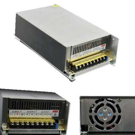 Sursa de Alimentare Metalica 12V 600W 50A Stabilizata