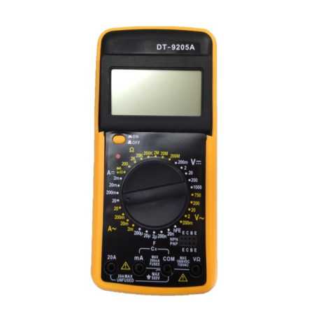 Aparat De Masura -- Multimetru Digital Profesional DT-9205A Carcasa Antisoc